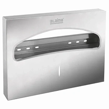 Диспенсер для покрытий на унитаз LAIMA PROFESSIONAL INOX, (V1) 1/2, нержавеющая сталь, матовый, 6057