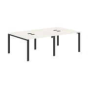 Стол 4-х местный EUWST 2313 Ясень Траун/Черный 2326х1346х750 EDIS