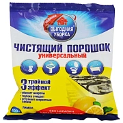 Чистящий порошок универсальный 400 г, ВЫГОДНАЯ УБОРКА 'Лимон', РЕНЕССАНС КОСМЕТИК, МИНПРОМТОРГ, 2701