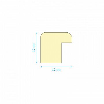 Рамка деревянная 21*30см, OfficeSpace, №5, Natural