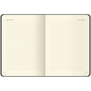 Ежедневник недатированный, А5, 136л., кожзам, OfficeSpace 'Pattern', бежевый