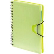 Ежедневник недатированный Bright Colours на спирали, А5, 272 стр., ЛАЙМ