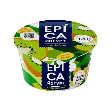 Йогурт Epica киви фейхоа 4.8%, 130г