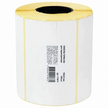 Термоэтикетки ЭКО, 100х72 мм, 500 этикеток в ролике, 115619