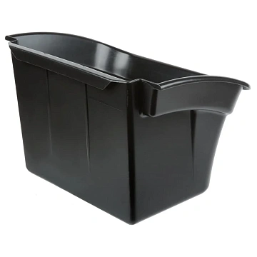 Навесной бак для мусора Rubbermaid 15.1л, для тележек X-Tra, черный, FG335488BLA