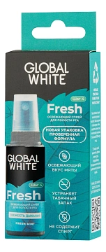 Спрей для полости рта Global White освежающий, 15мл