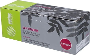 Картридж лазерный Cactus CS-TK590M пурпурный