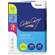 Бумага COLOR COPY, БОЛЬШОЙ ФОРМАТ (297х420 мм), А3, 120 г/м2, 250 л., для полноцветной лазерной печа