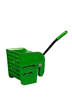 Тележка уборочная Vclean 20л, зеленая, с отжимом, IN0671