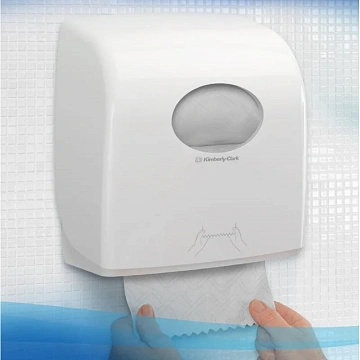Бумажные полотенца Kimberly-Clark Scott Essential 1 слой, рулон 190м, белые, 6695