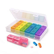 ТАБЛЕТНИЦА / Контейнер-органайзер для лекарств и витаминов, 7 дней/3 приема BOX, DASWERK (ДАСВЕРК)