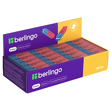 Ластик Berlingo Blitz 42х14х8мм