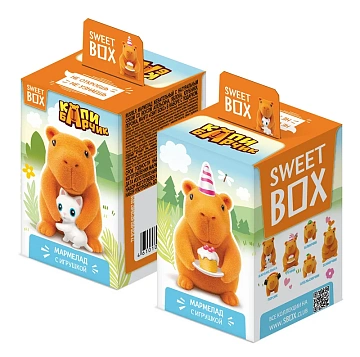 Мармелад Sweet Box Капибарчик с игрушкой, 10г