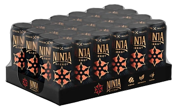 Энергетический напиток Ninja Star White Peach-Lychee, 450мл