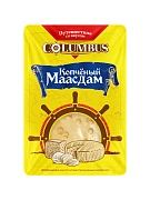 Сыр Columbus Маасдам копченый нарезка 45%, 125г