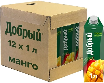 Сокосодержащий напиток Добрый Манго, 1л