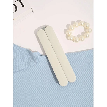 Вешалка-плечики HD_Attache HD604(C/B) складная.пластик. белый/серый р.44-46