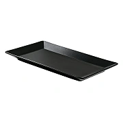 Блюдо Metro Professional Macario 25х14.5см, черное, 6шт/уп