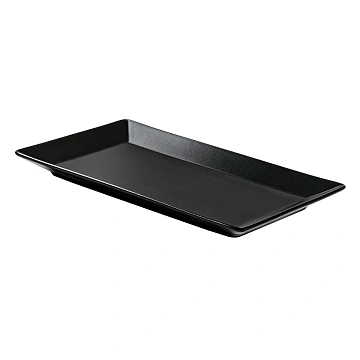 Блюдо Metro Professional Macario 25х14.5см, черное, 6шт/уп