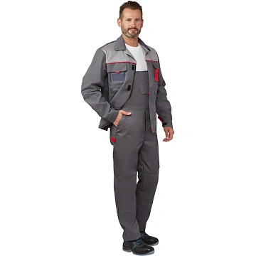 Костюм лет муж (куртка, пк) л10 т.сер/св.сер 112-116/182-188