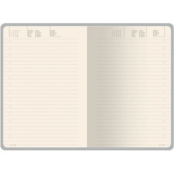 Ежедневник недатированный А5 MEGAPOLIS NEBRASKA FLEX черн/зол.обр 3-692/02