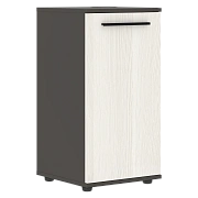 Шкаф малый узкий ELCS 42.1 Ясень Траун/Черный/Мокко 426х430х832 EDIS