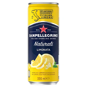Напиток газированный Sanpellegrino Limonata лимон, 330мл