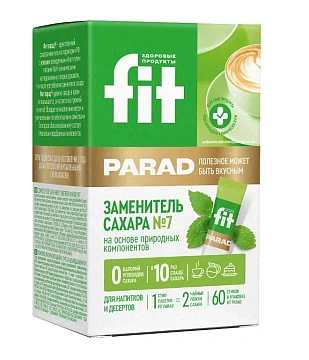 Сахарозаменитель Fit Parad № 7,саше Омаг, 60г