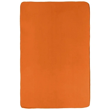 Флисовый плед Warm&Peace, оранжевый
