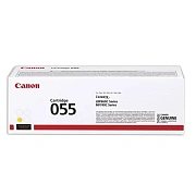 Картридж лазерный CANON (055Y) для LBP663/664/MF742/744/746, желтый, оригинальный, ресурс 2100 стран