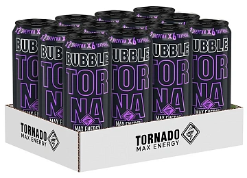 Напиток энергетический Tornado Max Energy Bubble, 450мл