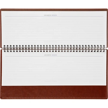 Планинг недатированный ,коричн, 303х150 мм,  120стр,Agenda