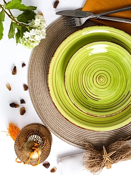 Тарелка десертная Domenik Lemongrass, 19см
