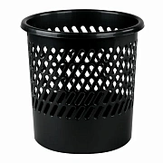 Корзина для бумаг STAFF 'Basic' сетчатая, 10 л, черная, 237917