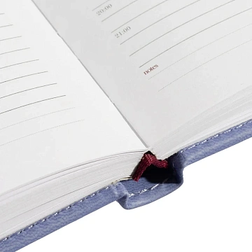 Ежедневник недатированный А5+, 136л, VELVET сиреневый  3-115/11