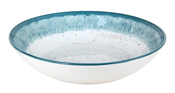 Тарелка глубокая Nuovacasa Rustic Blue 20см, 800мл
