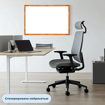 Доска магнитно-маркерная 60х90 Attache Wood дерев.рама