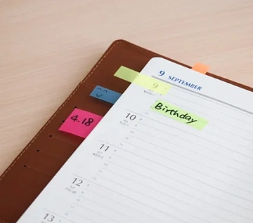 Клейкие закладки пластиковые Stick'n 45х8мм, 8цветов по 20 листов, неоновые