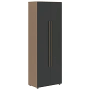 Шкаф высокий широкий VHCS 80.1 Яшма черный/Кобра 800х430х2253 VELION