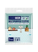 Салфетка Lemon Moon Retro вискозная 38 х 38см, 3шт