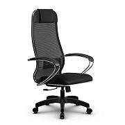 Кресло офисное Метта B 1m 15/K131, сетка, черная, крестовина пластик 17831