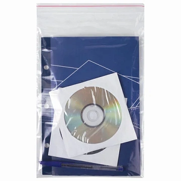 Пакеты с замком ZIP LOCK 'зиплок', комплект 100 шт., 200х250 мм, ПВД, толщина 40 микрон, BRAUBERG, 6