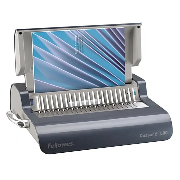 Брошюровщик Fellowes Quasar-E, А4, 25л./500л., электр., пл.пруж.