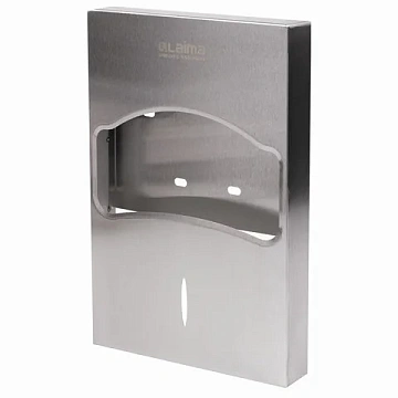 Диспенсер для покрытий на унитаз LAIMA PROFESSIONAL INOX, 1/4 сложения, нержавеющая сталь, матовый,