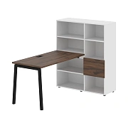 Рабочая станция ELRST 1113 Дуб Денвер тёмный/Черный 1790х1120х1355 EDIS