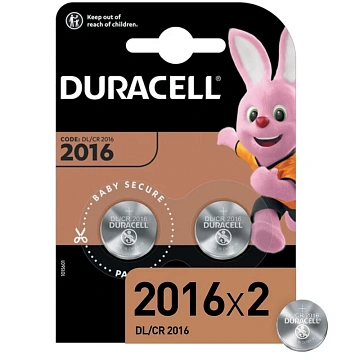 Батарейка DURАCELL CR2016-2BL литий бл/2шт