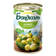 Оливки Бондюэль с косточкой, 300г