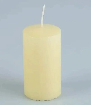 Свеча Metro Professional Столбовая слоновая кость лакированная, 6.3 x 20см