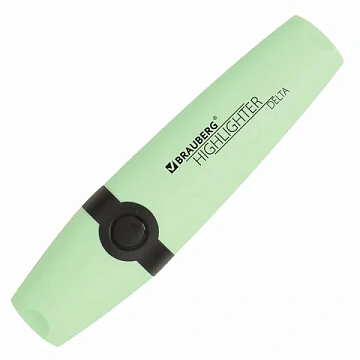 Текстовыделитель BRAUBERG 'DELTA PASTEL', МЯТА, линия 1-5 мм, 151730