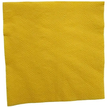 Салфетки сервировочные Roshy 33х33см, желтые, 1 слой, 250шт